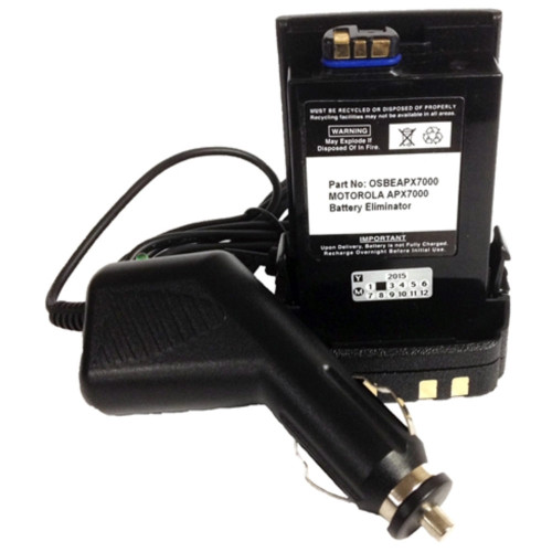 Motorola APX Battery Eliminator with DC Cord