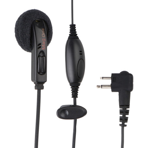 Motorola PMLN6534A Mag One Earbud With In-Line Microphone and PTT, VOX