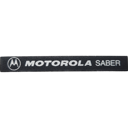 Motorola 3305183R02 Saber II and III Nameplate Label