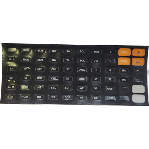 Motorola 3308800H25 Key Label Sheet