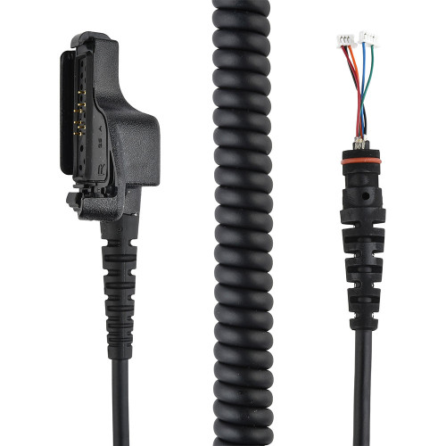 Motorola 0104023J42 Replacement Coil Cord for Remote Speaker Microphone