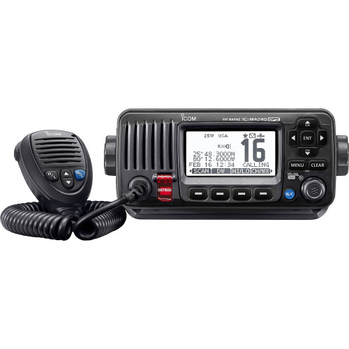 Icom M424G Black Fixed Mount Marine Radio