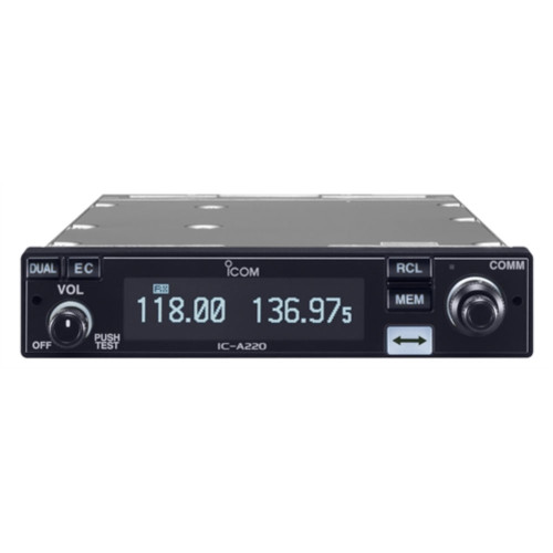 Icom A220T TSO Approved Panel Mount Aviation Radio