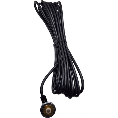 Hustler CHMB 3/4" Hole NMO Mount with 17' RG-58 Coax Cable (No Connector)