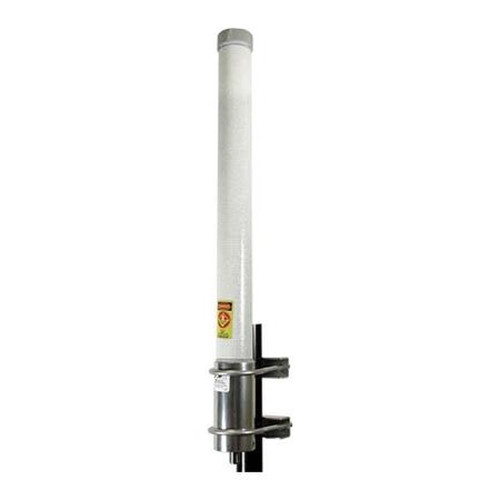 L-COM HG2458-09U-PRO 2.4/ 5.8 Ghz 9 Dbi Dual Band Omni Antenna 3, Fiberglass Radome, Twin Heavy Steel Mounting Brackets and U-Bolts