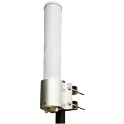 L-COM HG5158DP-10U 5.15-5.85 Ghz Omnidirectional Antenna, Dual Polarity, 10 Dbi, N Female Connectors, Includes Mounting.DC Ground (vertical Pol Only)