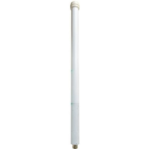 MOBILE MOD6-2400-WHT MARK 2400-2485 Mhz Omni Antenna.Marine/sea Water Resistant Series.6dBi (3.85dBd) Gain.100 Watts.N Female Connector.Mast