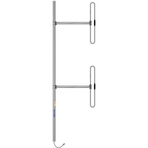 SINCLAIR SD212-SF3P2SNM 216-225 Mhz Dual Dipole Antenna 5.0dB Offset Gain.300 Watts.Includes Harness W/n Male Term.Internal to Mast.1/2 Wave