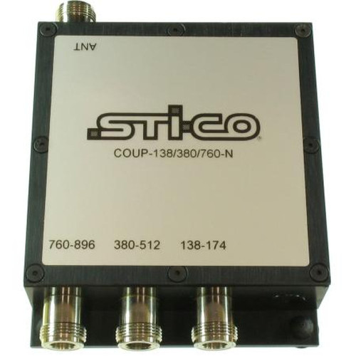 STI-CO COUP-V/u/c-MIL-N 150-174/ 406-512/ 806-896 Mhz Military Grade with N Type Coupler