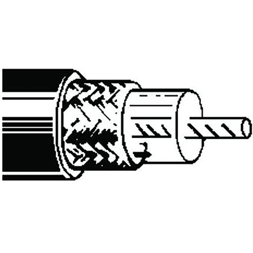 Belden RG213U .405" OD Type 50 Ohm Coaxial Cable by the Foot