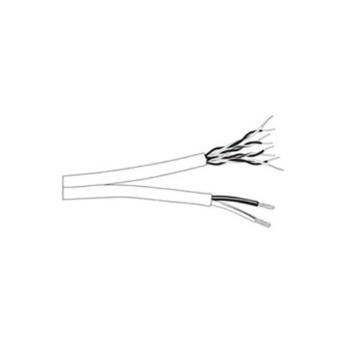 BELDEN 5288US 0101000 PTZ Cable, Riser-Cmr, Cat5e 4-24 AWG Solid Bare Copper Data Pairs with Polyolefin Insulation, 2-16 AWG Stranded Bare Copper