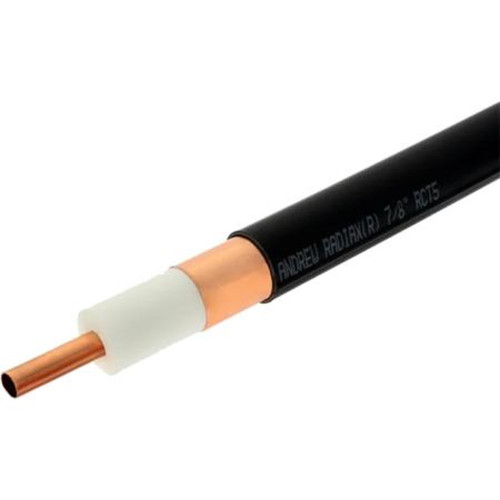 COMMSCOPE RCT5-LTC-2A-RNA 7/8" RADIAX Radiating Cable 50- 1000MHz, Black, Fire Retardent