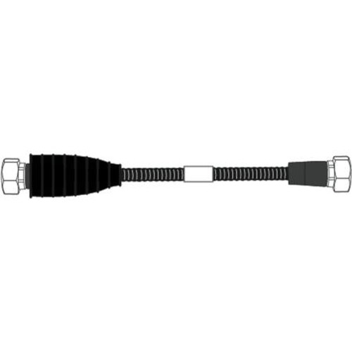 COMMSCOPE F1A-XMHM-3-P-W1 FSJ1-50A Sureflex Jumper with Interface Types NEX10 Male and 4.3-10 Male W/ Weatherproofing Boot on 4.3-10 Side, 3ft