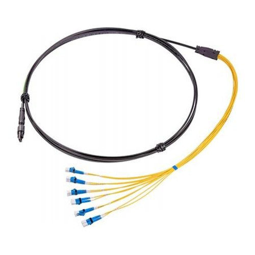 COMMSCOPE MHBD-F0A1A-0005M Hardened Multifiber Optical Connector (hmfoc) Cable Assembly, HMFOC Plug to 6 LC Duplex, 12-fiber, 5 Meters
