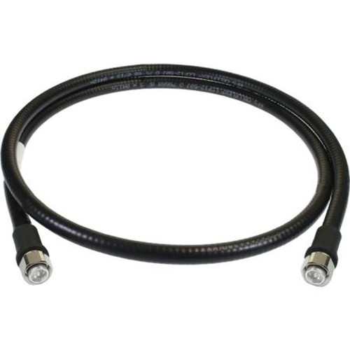 RFS 43M43ML12-080FFP Factory Fit (soldered) 8ft.Jumper with LCF12-50J Cable and 43M-43M Connectors.Low Vswr, Low Pim.DC- 3800MHz.155dBc.5" Bend