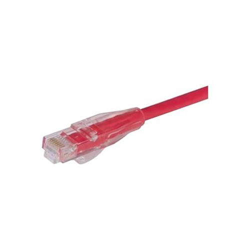 L-COM TRD695R-2 Premium CAT 6 Patch Cable, RJ45/ RJ45, Red 2 Ft