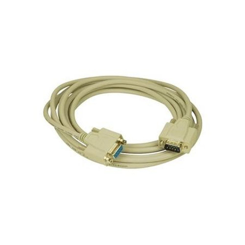 L-COM CSMN9MF-15 15' Deluxe Molded D-Sub Cable, DB9 Male to DB9 Female