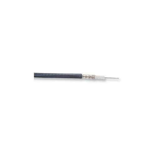 SOUTHWIRE 9884090608 COLEMAN M17/74-RG213 Mil-Spec Coaxial Cable.Black PVC Jacket.Bare Copper Conductor.0.05-1 Ghz.1000 Ft in 20x14x7.9 Wood Reel