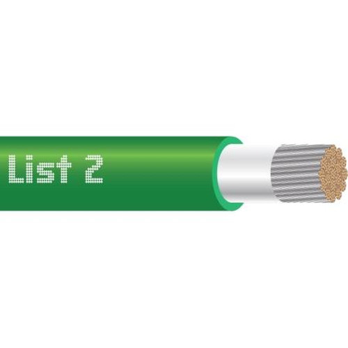 SOUTHWIRE 59286001 Telcoflex II Central Office Power Cable, 10 Awg, Single Conductor, Class 1, Unbraided, Green