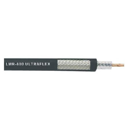 TIMES LMR-400-UF MICROWAVE LMR400 Ultraflex 3/8"OD, 50 Ohms.Stranded Bare Copper Center Conductor.Priced per Ft.Uses TC-400 Connectors Only
