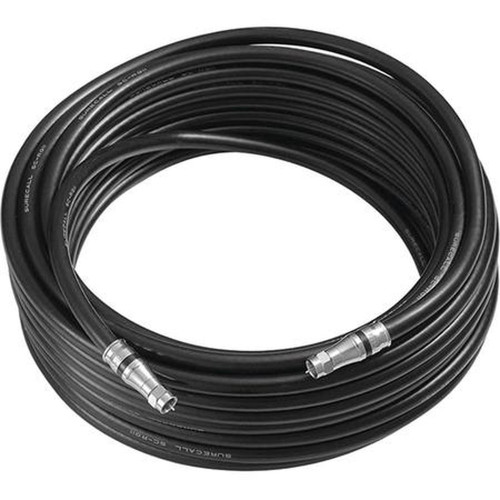 SURECALL SC-RG11-50 50' Low Loss RG-11 Jumper with F Male Connectors on Both Ends.Black Jacket