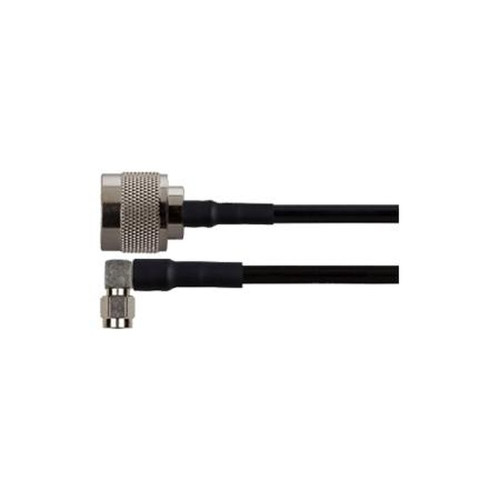 VENTEV LMR195NMRASM-3' 3' LMR-195 Jumper with N Male (36421) to RA SMA Male (99884) Connectors