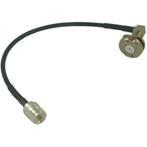 WIRELESS NMOHFLMR200N-F SOLUTION 12" Jumper Assembly for Locomotive Antenna.Consists of Thick Mount on One End and N Female Connector on Other End