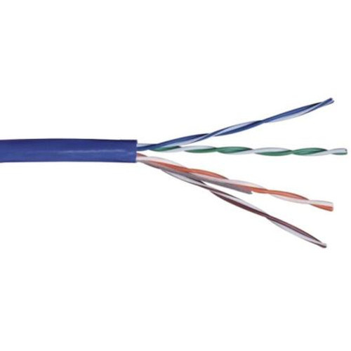 BELDEN 24567915 23 AWG Gigaflex Category 6 Enhanced Nonbonded-Pair Cable.Blue.Reel in a Box.Plenum.*