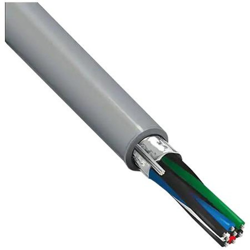 BELDEN 1421A 060500 24AWG Multi-Conductor Low Capacitance Computer Cable for EIA RS-232/422.7x32 TC Conductors, Shield Twisted Pairs, Chrome, Pvc, 4