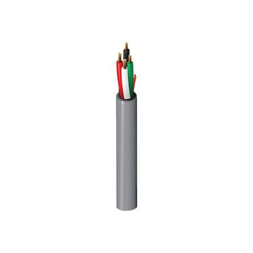 BELDEN 6502UE 877U1000 Security and Sound Cable, Plenum-CMP 4-22 AWG Stranded Bare Copper Conductors with Flamarrest Insulation
