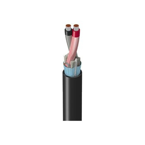 BELDEN 9343 010500 14 Gauge, 2 Conductor Stranded (42x30), Twisted Pair, PVC Nylon Insulation, Shielded, PVC Jacket.500 Foot