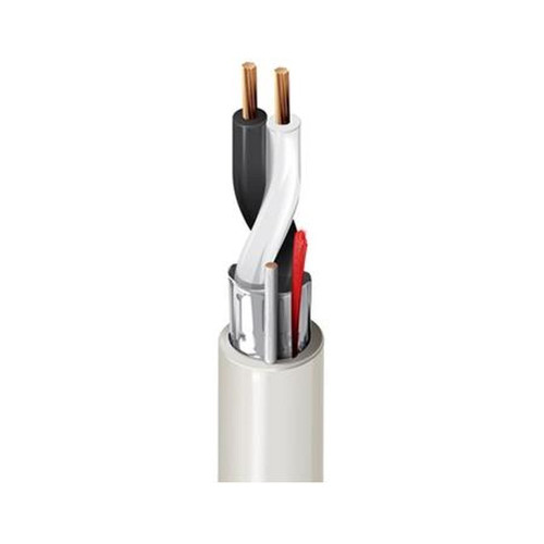 BELDEN 5500FE 0081000 2 Conductors Security & Sound Cable, Beldfoil Shield, PVC Jacket with Ripcord, PVC Jacket