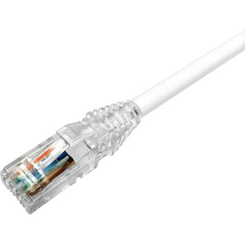 COMMSCOPE UC1BBB2-08F001 Uniprise Category 6 U/utp Patch Cord, RJ45 to RJ45, 4-pair, Non-Plenum, White Jacket, 1 Foot