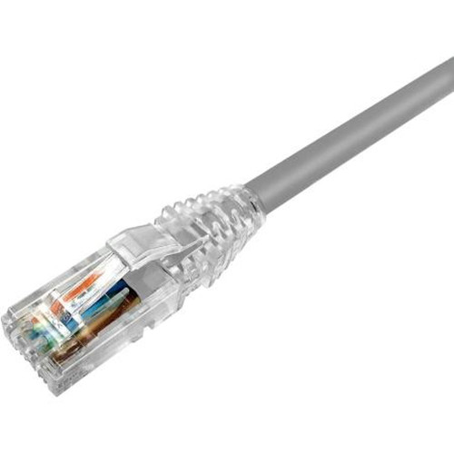 COMMSCOPE UC1BBB2-0CF001 Uniprise Category 6 U/utp Patch Cord, RJ45 to RJ45, 4-pair, Non-Plenum, Gray Jacket, 1 Foot