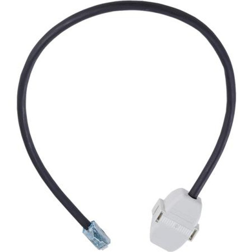 COMMSCOPE 760235591 Category 6A U/utp Cord, Plenum RJ45 to Ceiling Connector, 1.5 Ft, Black