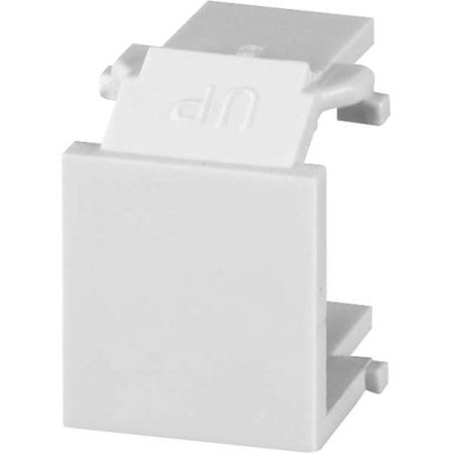 SIGNAMAX CMK-BL-WH Blank Keystone Module.Color Is White