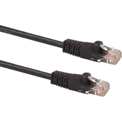 SIGNAMAX C6-115BK-7FB 7 Foot Category 6 Patch Cable.Made of Twisted Pair Cable with RJ45 Plug on Each End.Molded Ends.Snag Proof.Black Jacket