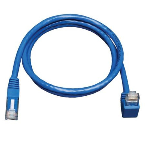5' N204-005-BL-DN Cat6 Gigabit Assembly RJ45 R/a DownM-RJ45M Blue