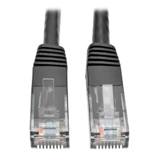 25' N200-025-BK Cat6 Gigabit Patch Cable (RJ45 M/m), Black