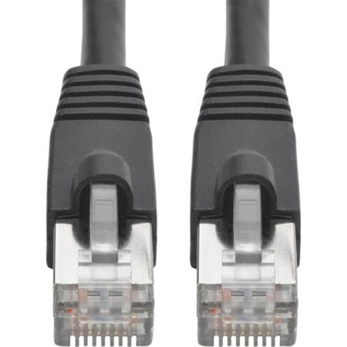3' N262-003-BK Augmented Cat6/6a STP 10G Assembly RJ45M/M Black