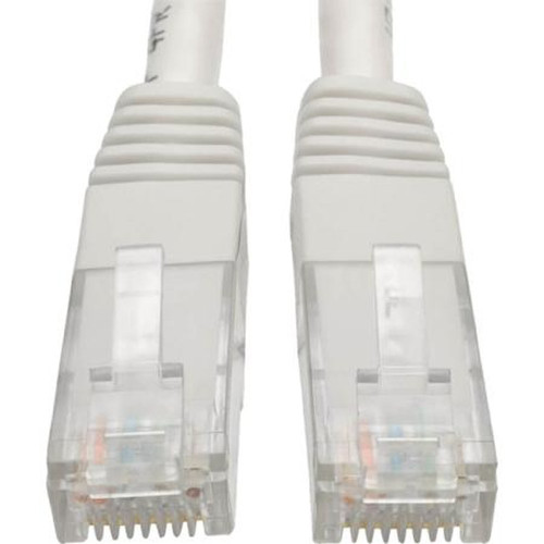 2' N200-002-WH Cat6 Gigabit Patch Cable (RJ45 M/m), White