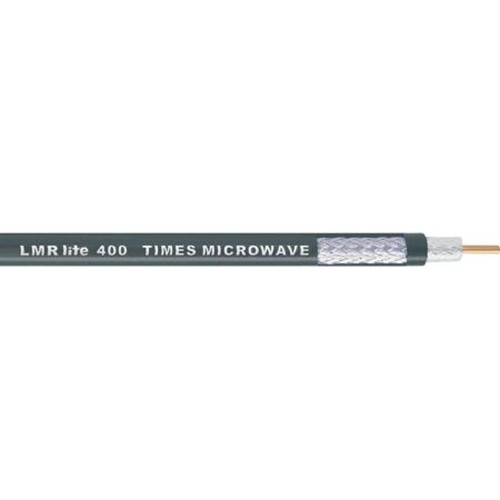 TIMES TCOM-400-PUR MICROWAVE 3/8" Low Loss PIM Indoor /outoor Cable.Designed for Multiple Bending/flexing Cycles