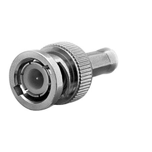 AMPHENOL 112120 CONNEX BNC Male Connector for RG58, RG141 and Ultralink Cable.Nickel Plated Body, Gold Pin.Captive Center Pin, Crimp on Braid