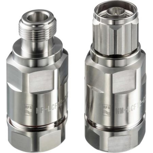 RFS NM-LCF12-C02-6 OMNI FIT N Male Connector for 1/2" LCF12-50J & ICA12-50 Cable Types.Tri-Metal Plated Body and Silver Plated Center Pin, O-Ring