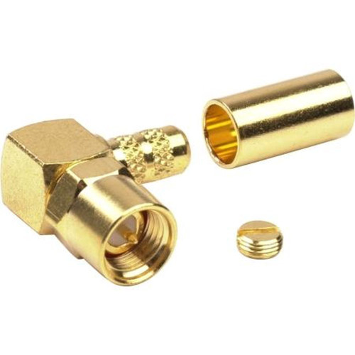 CONNEX 132122-10 Corp.SMA Male Right Angle Long Barrel Connector for RG58 Cable.Commonly Used with Breezecom Radios