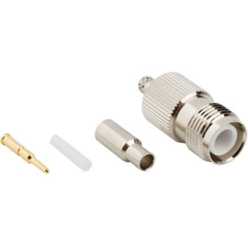 AMPHENOL 122138RP RF Connector, TNC Straight Crimp Jack for RG-174, RG-316, LMR-100, 50 Ohm, Reverse Polarized