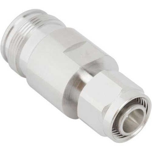 AMPHENOL AD-4310J225P-1 RF Adapter, 2.25 Plug to 4.3/10 Jack Adapter White Bronze Plated Brass Body.Silver Plating Contact.PTFE Insulator