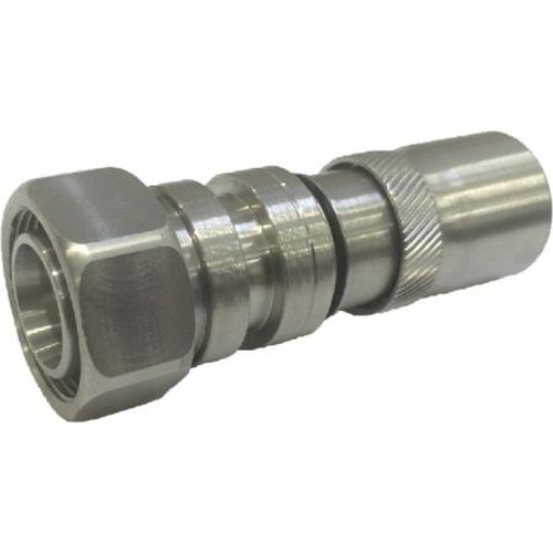 JMA UXP-4MT-14S 4.3-10 Male Connector for 1/4" Superflexible Cable.Small Form Factor.Requires HCG-FRAMESET-14B Sku 286460