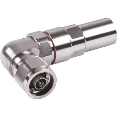 COMMSCOPE L4NR-PS N Male Right Angle Postive Stop Connector for LDF4-50A.Self Flare with Self Captivated Silver Plated Center Pin & Tri-Metal Plated