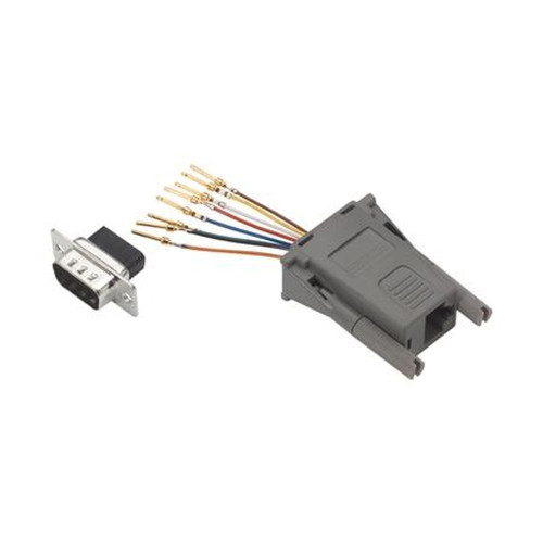 L-COM REC098M CONNECTIVITY DB9 Male/ RJ-45 Jack.50 Ohms.Adapts Modular Plugs to D-Sub Ports for Custom Wiring Applications